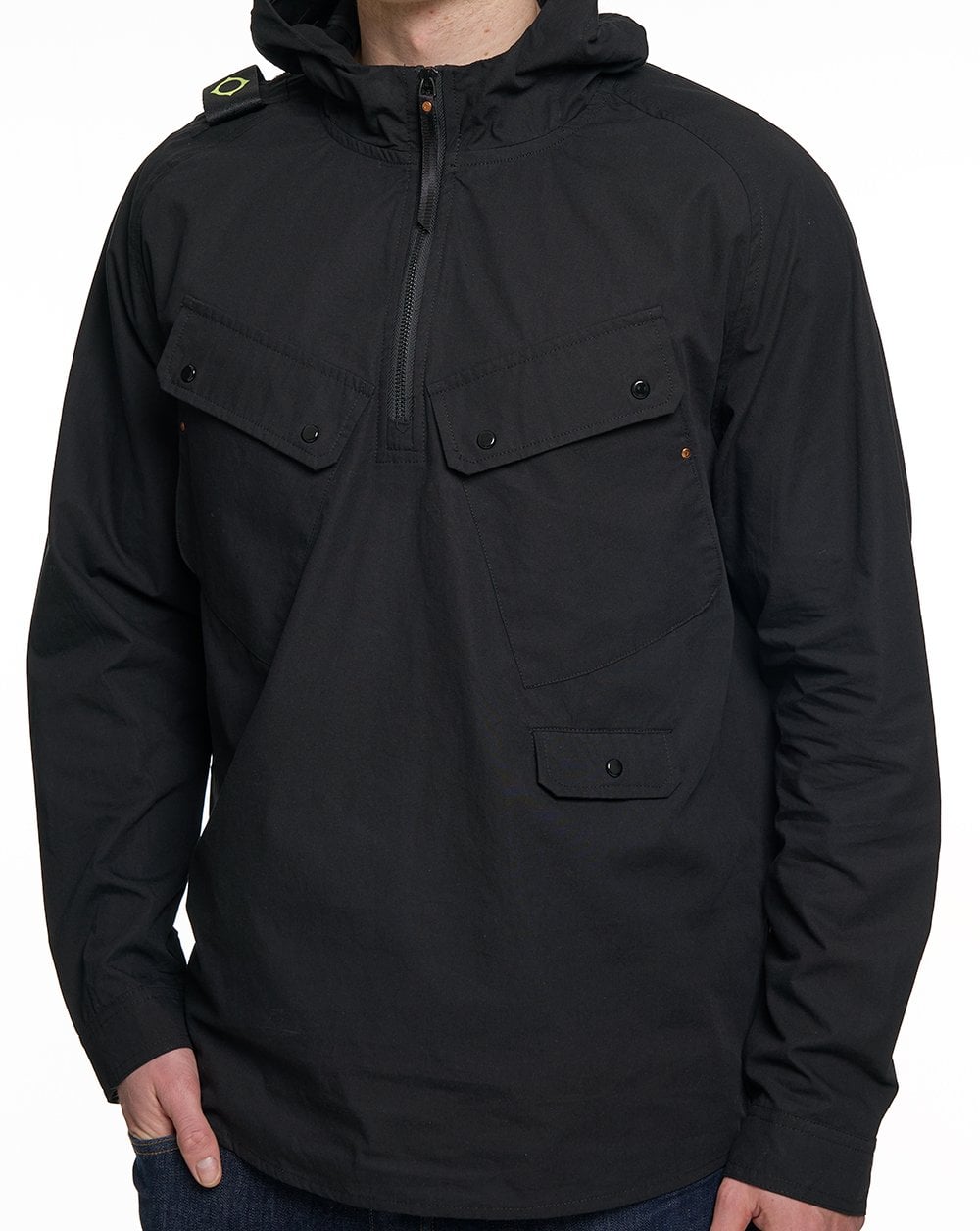 MA.STRUM Receptor Smock Jet Black