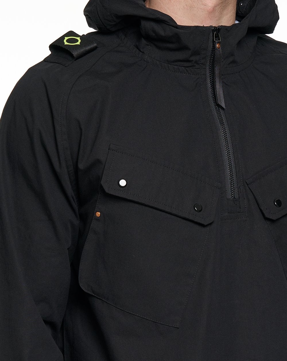 MA.STRUM Receptor Smock Jet Black