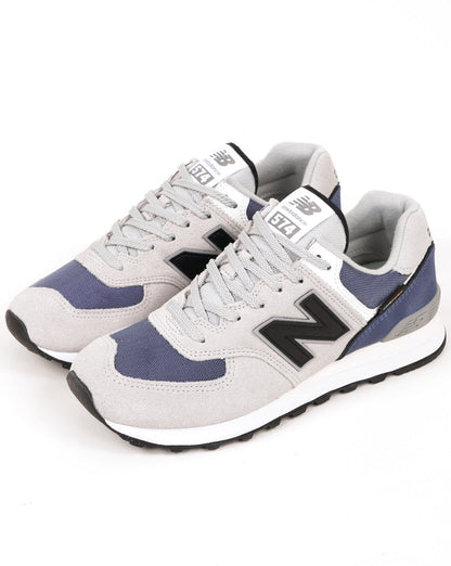 New Balance 574 Trainers Linen/Navy/Grey