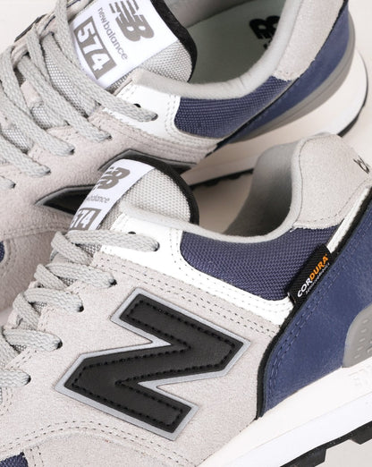 New Balance 574 Trainers Linen/Navy/Grey