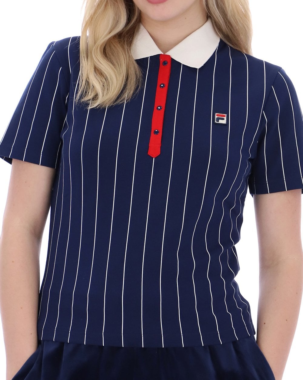 Fila Vintage Bai Fitted Polo Shirt Navy