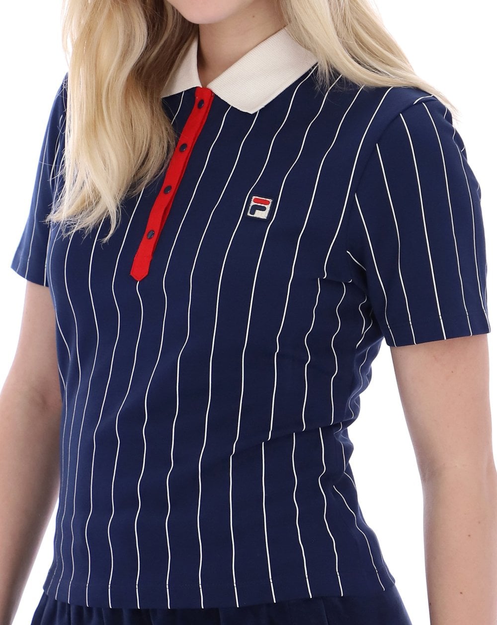 Fila Vintage Bai Fitted Polo Shirt Navy