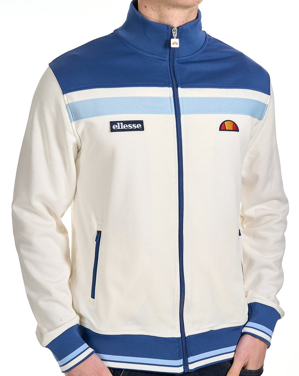 Ellesse Vignola Track Top Off White/Blue