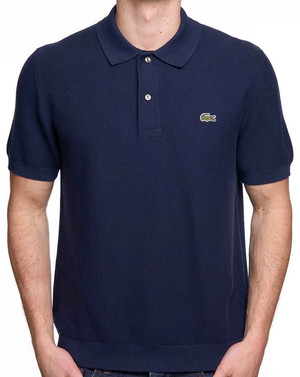 Lacoste Classic Fit Knitted Polo Navy