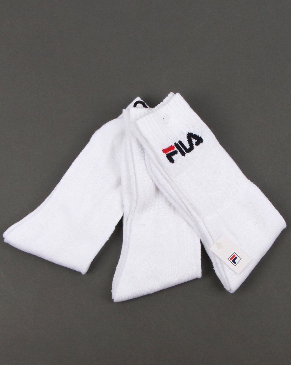 3 pack tennis sock in White