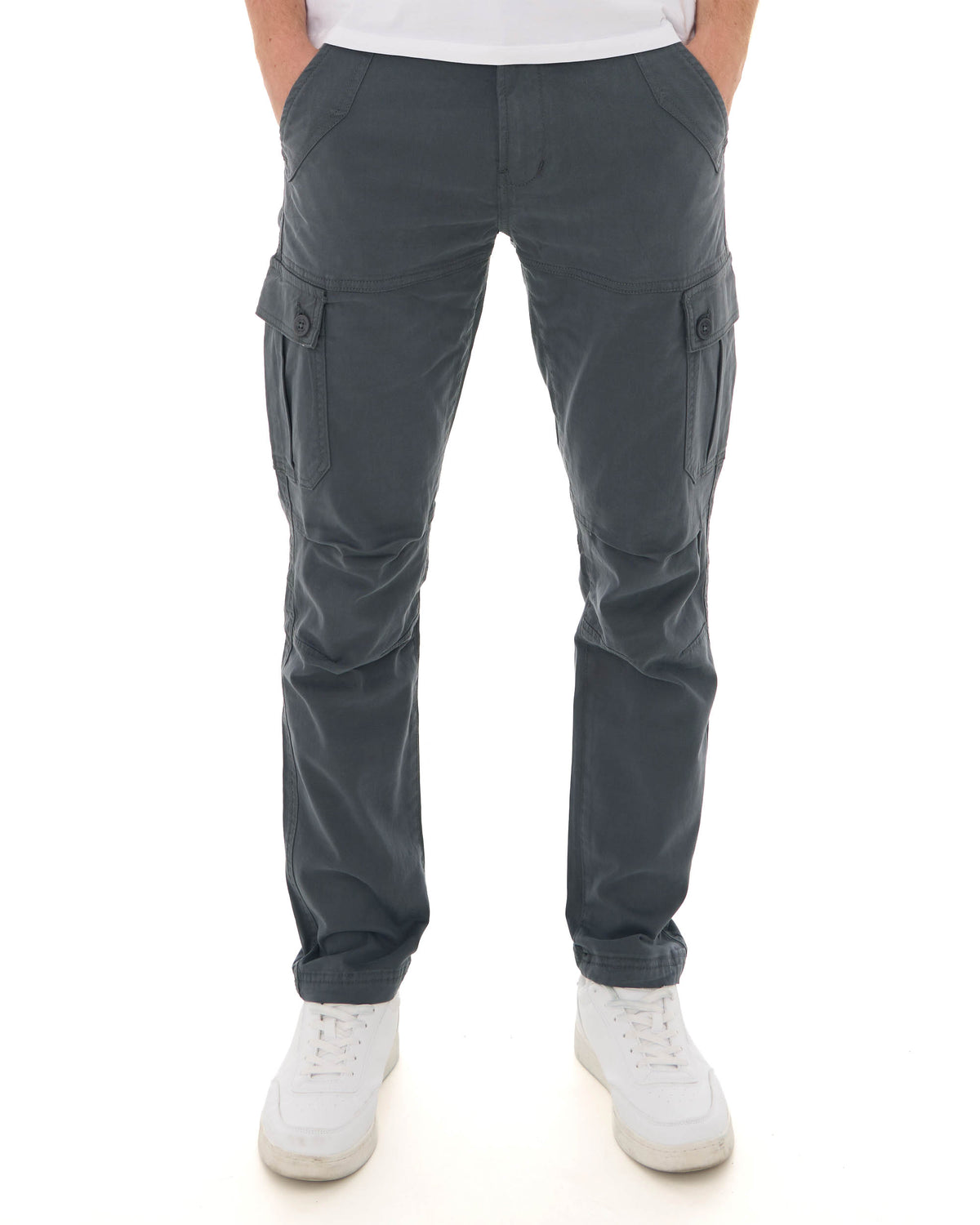 80S Casual Classics Albion Relaxed Cargo Pants Grey
