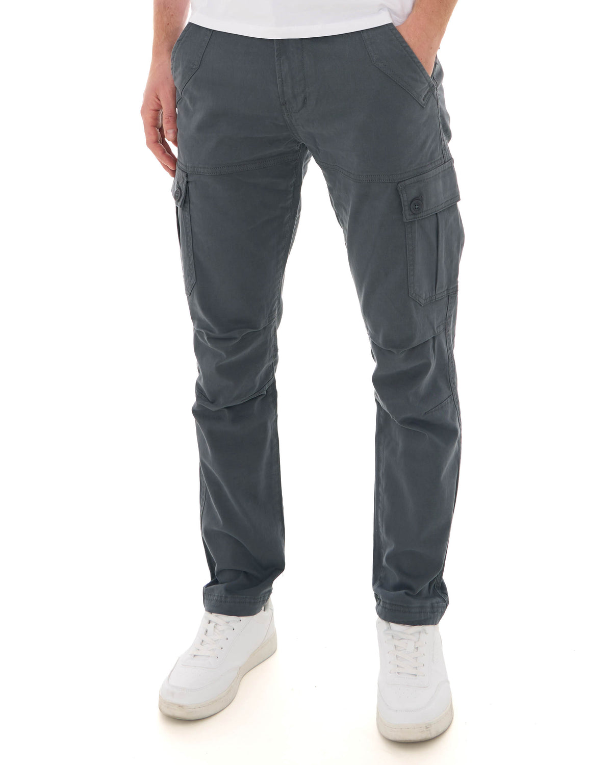 80S Casual Classics Albion Relaxed Cargo Pants Grey