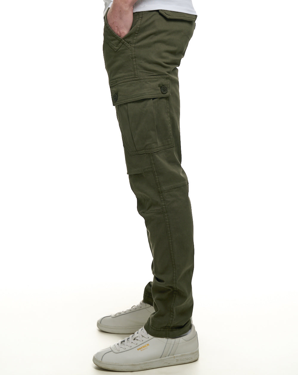 80s Casual Classics Albion Relaxed Cargo Pants Olive Green
