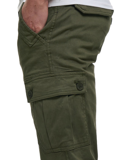 80s Casual Classics Albion Cargo Pants Olive Green