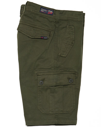 80s Casual Classics Benson Cargo Shorts Olive Green