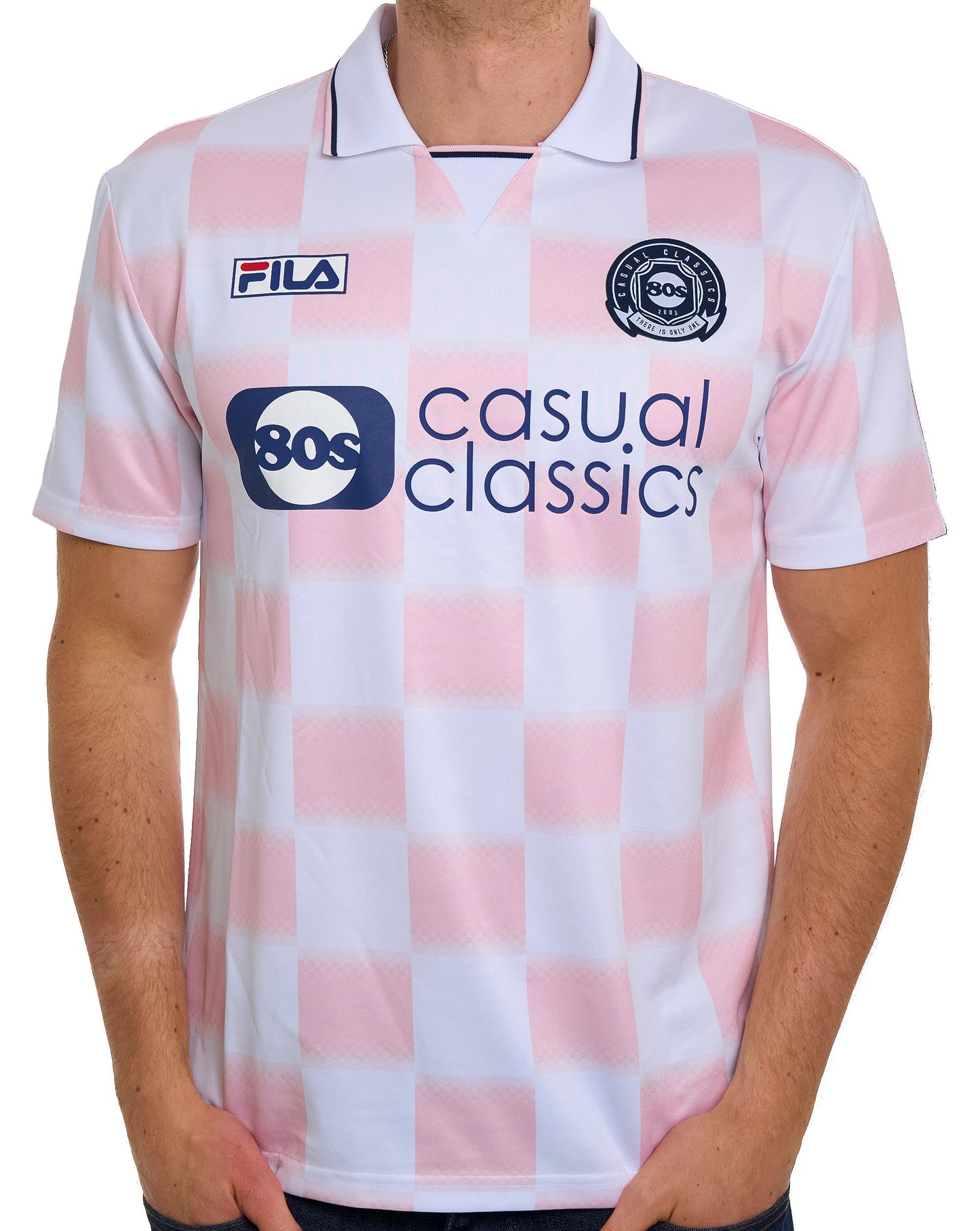 Fila x 80sCC 20th Anniversary Football Shirt White / Pink