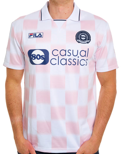 Fila Vintage X Casual Classics Football Shirt White/Chalk Pink