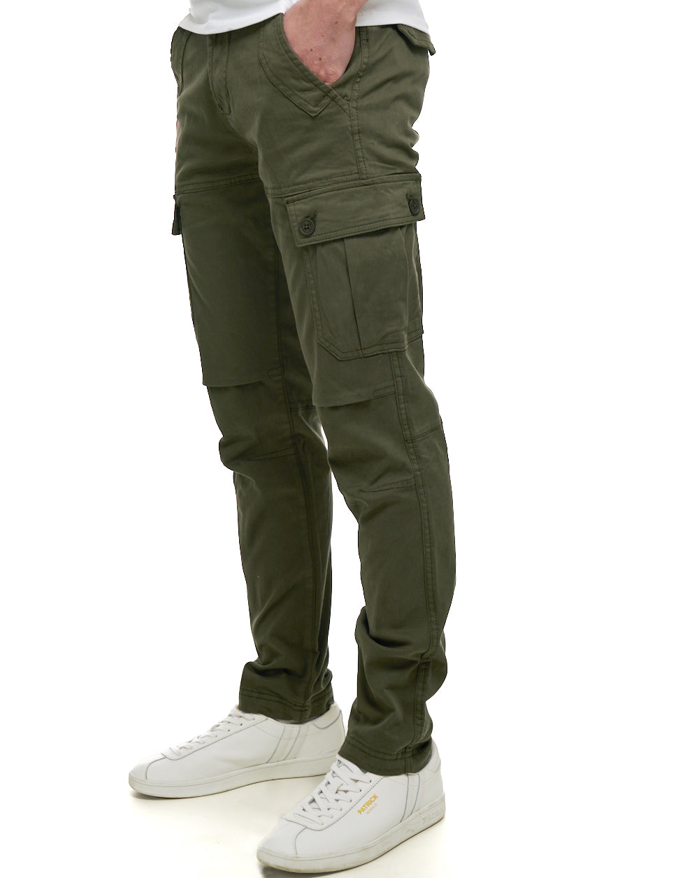 80s Casual Classics Albion Relaxed Cargo Pants Olive Green