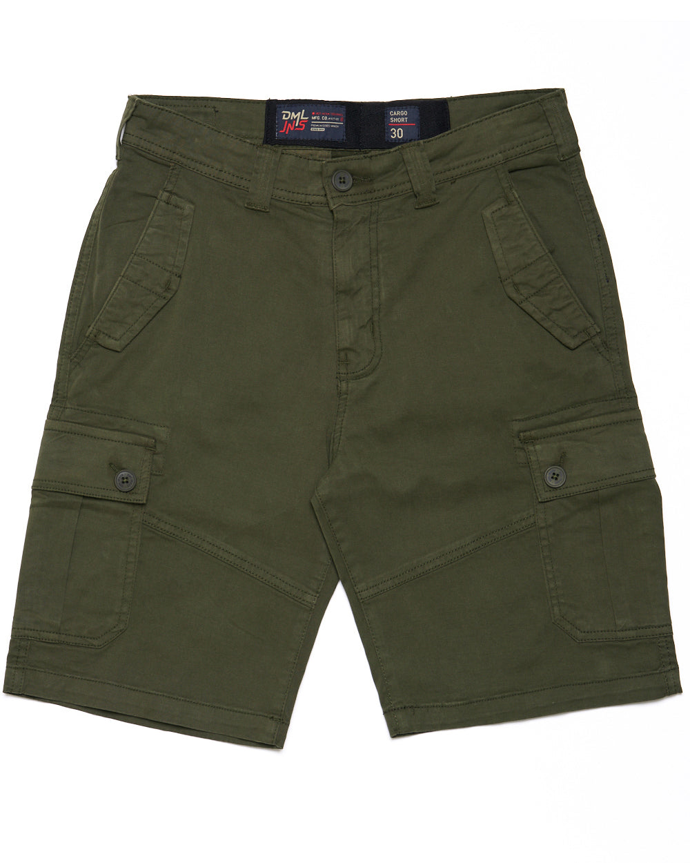 80s Casual Classics Benson Cargo Shorts Olive Green