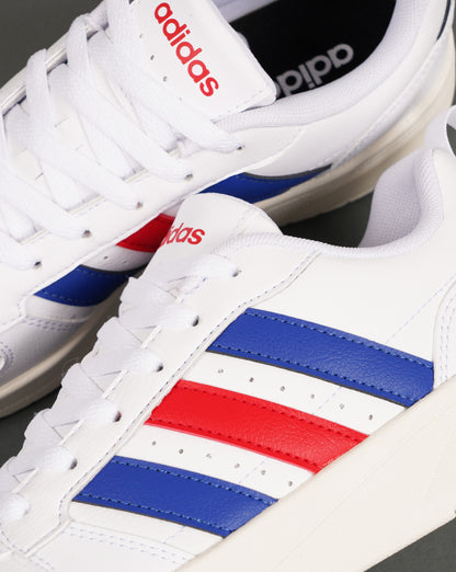 Adidas Courtwave Trainers White Royal Red