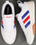 Adidas Courtwave Trainers White Royal Red