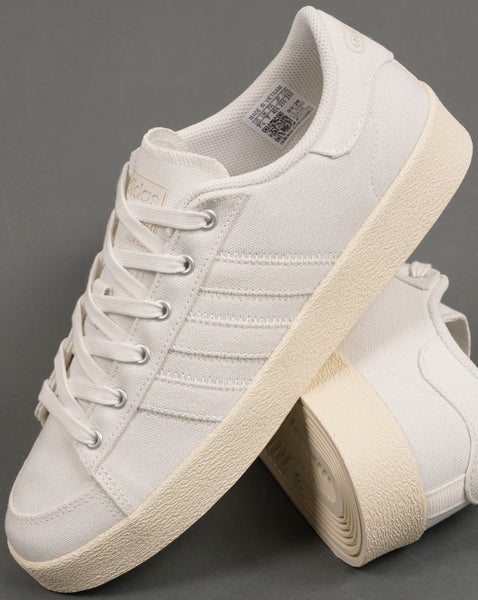 Adidas Canvas Hook Trainers Off White