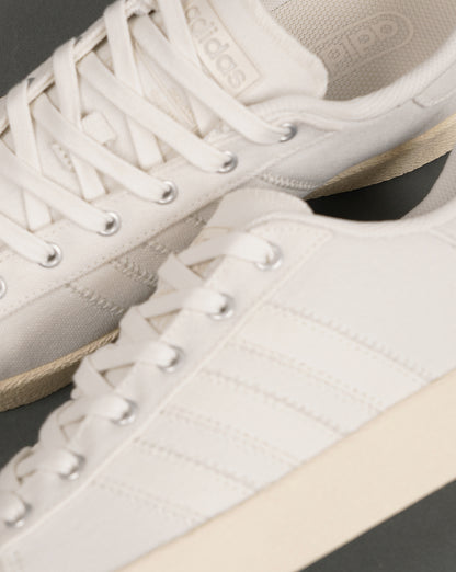 Adidas Canvas Hook Trainers Off White