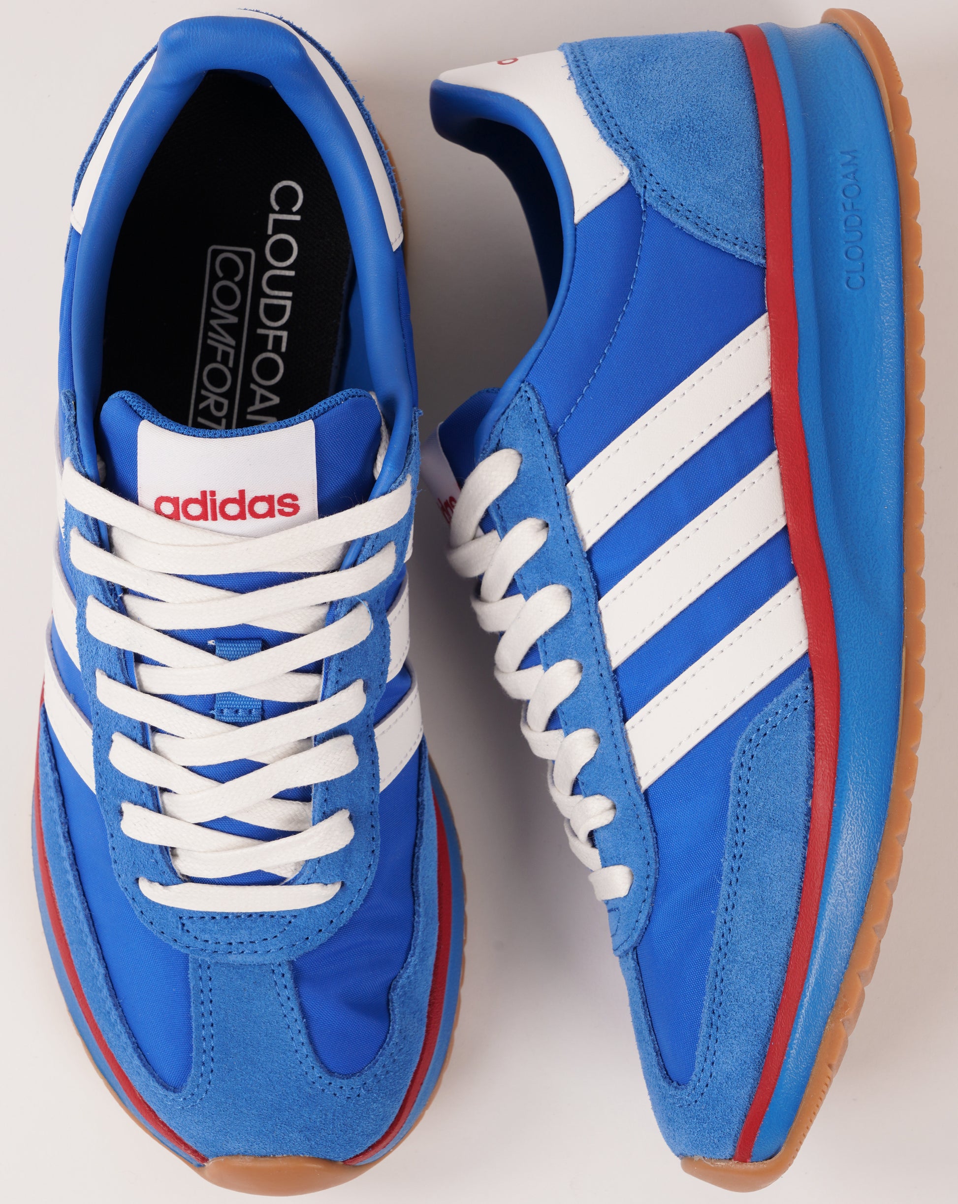 Adidas Run 70s 2.0 Trainers Bold Royal/White/Scarlet