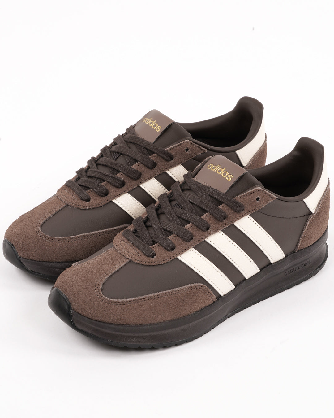 Adidas Run 70s 2.0 Trainers Dark Brown/Off White