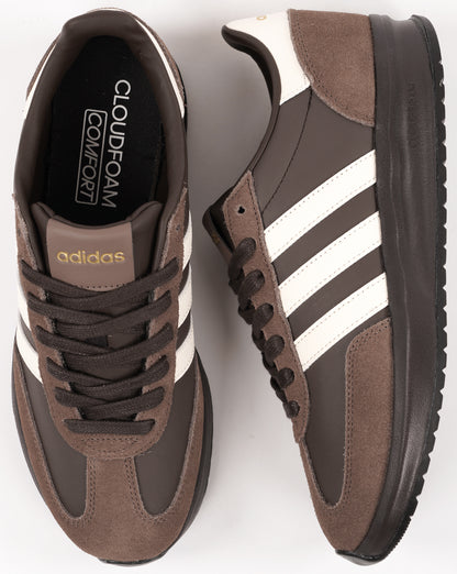 Adidas Run 70s 2.0 Trainers Dark Brown/Off White