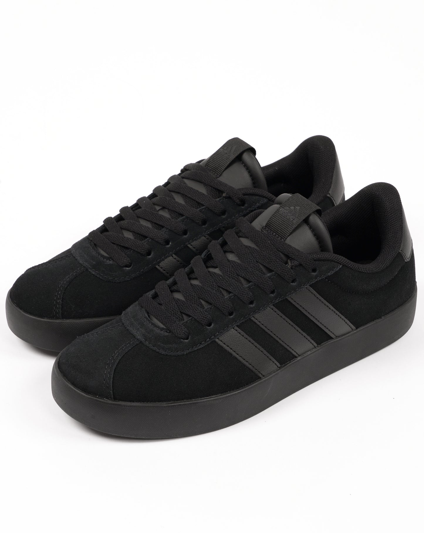Adidas VL Court 3.0 Trainers Black Suede