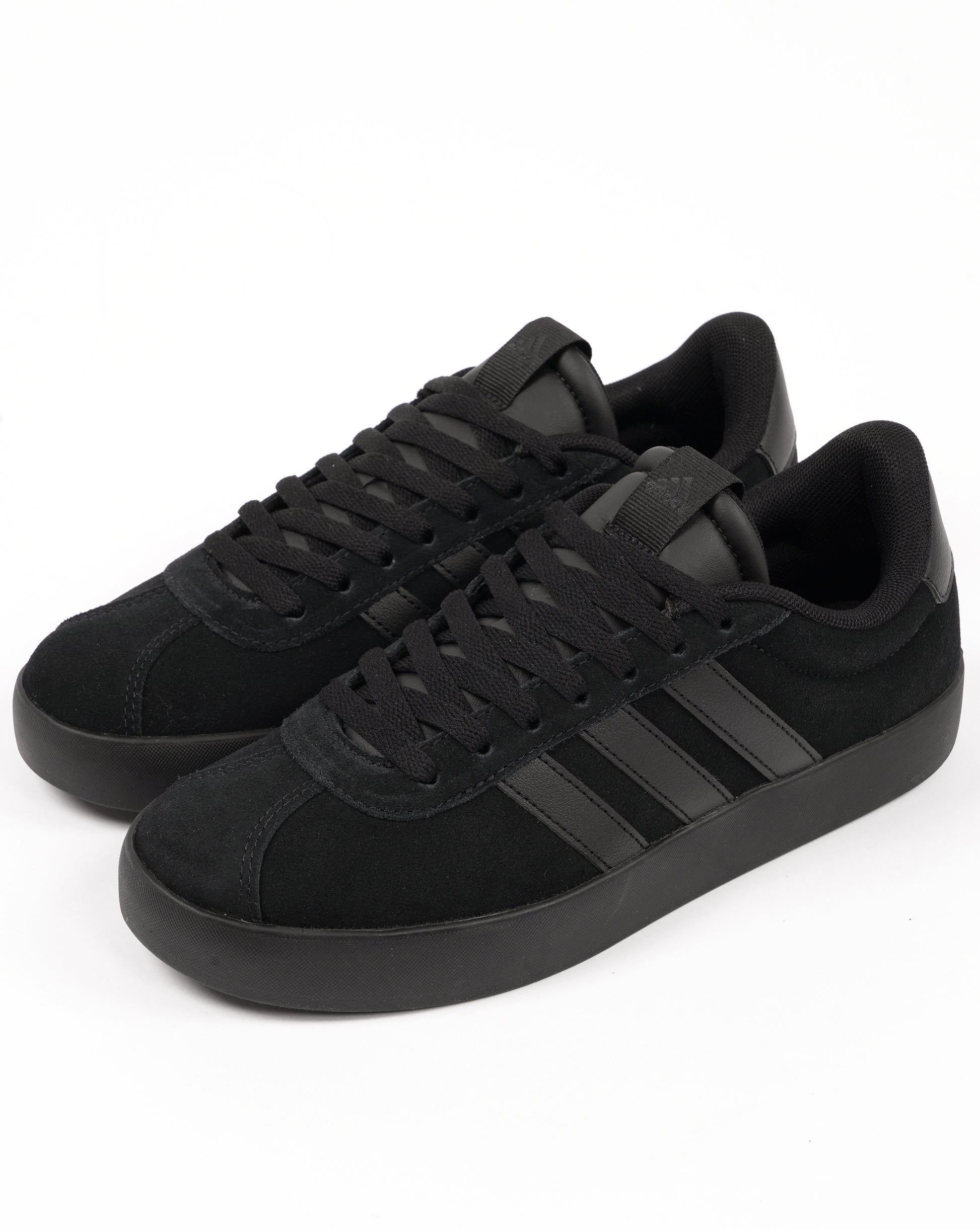Adidas VL Court 3.0 Trainers Black Suede