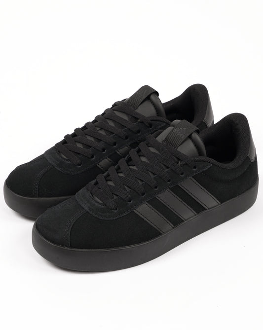 Adidas Adidas VL Court 3.0 Trainers Black Suede