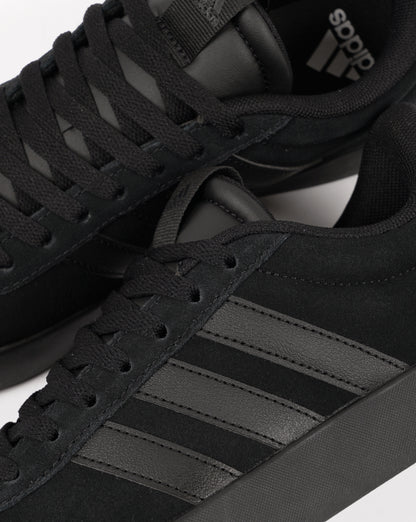 Adidas VL Court 3.0 Trainers Black Suede