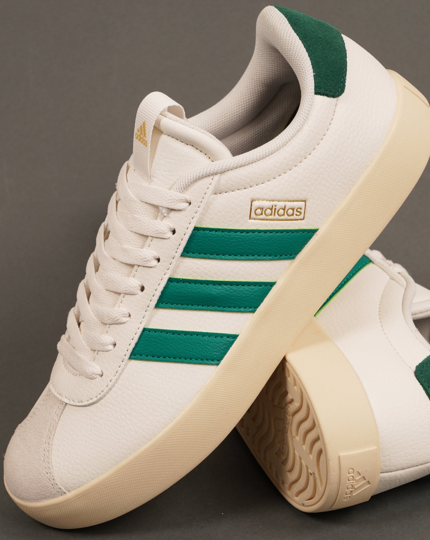 Adidas VL Court 3.0 Trainers Chalk White/Green