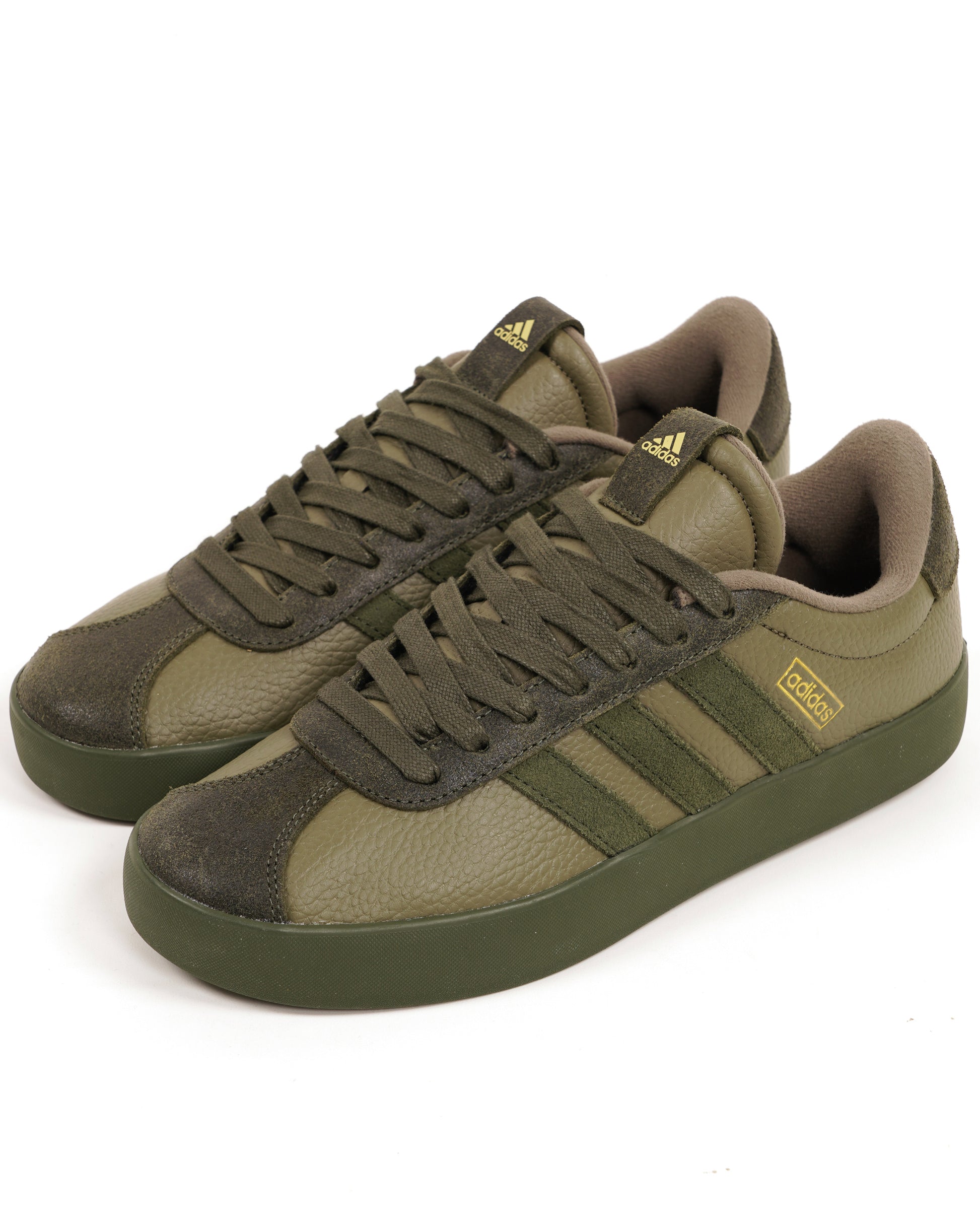 Adidas VL Court 3.0 Trainers Olive/Night Cargo