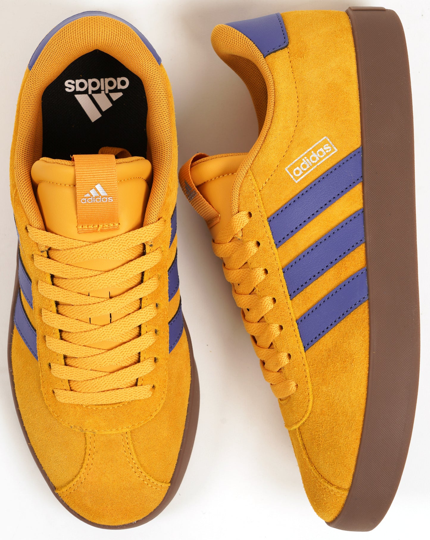 Adidas VL Court 3.0 Trainers Preloved Yellow/Dual Indigo
