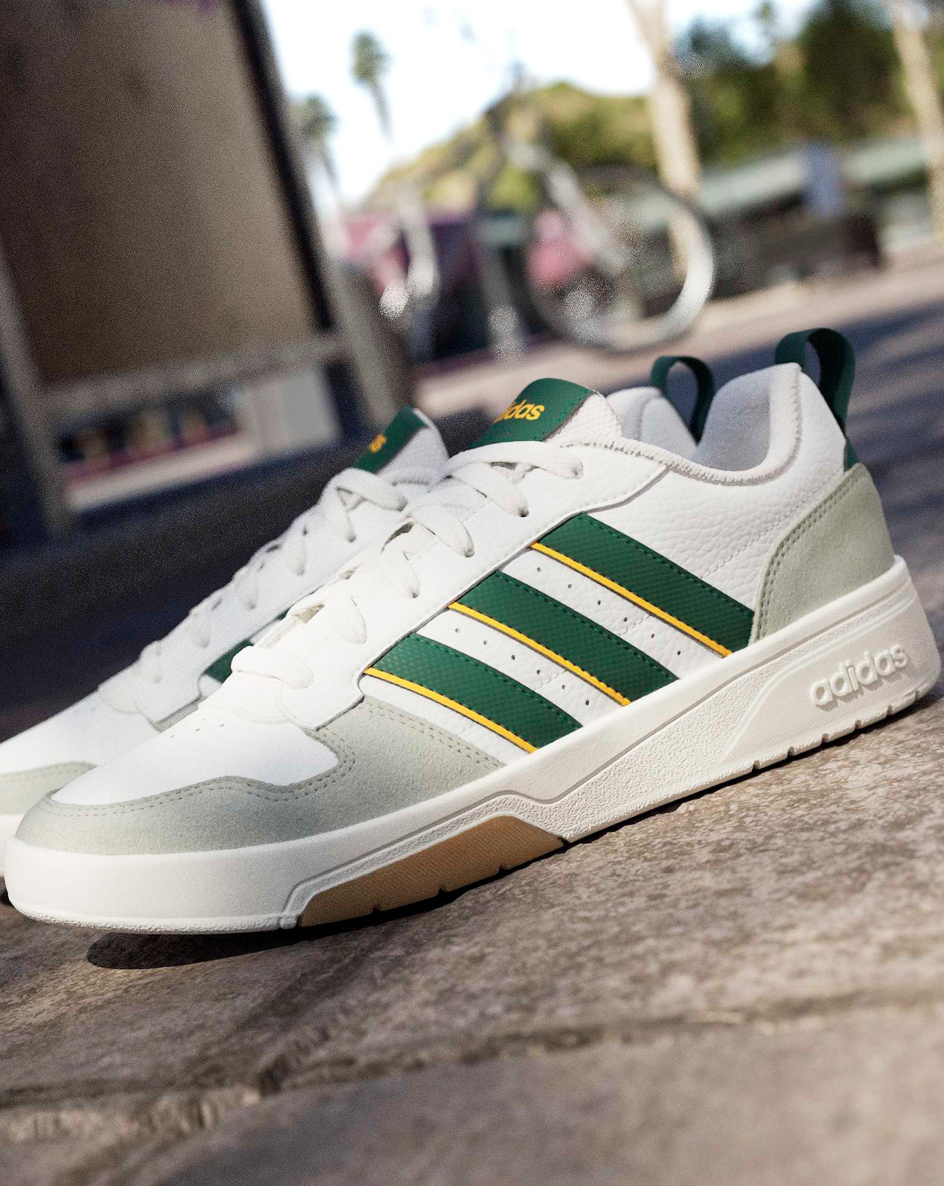 Adidas Courtwave Trainers White Green
