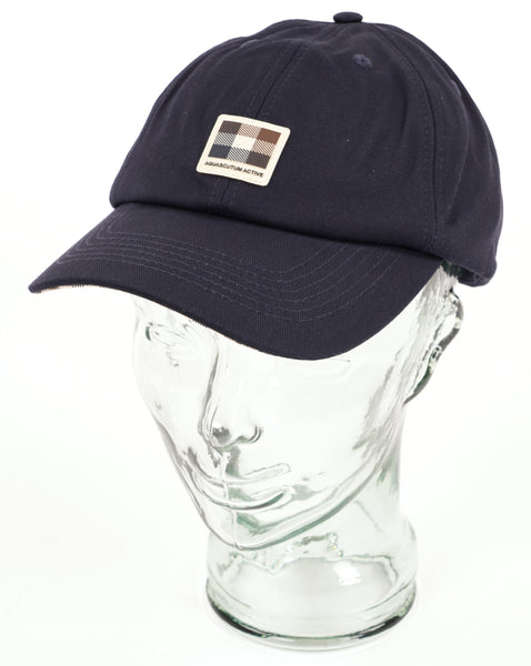 Aquascutum Badge Baseball Cap Navy