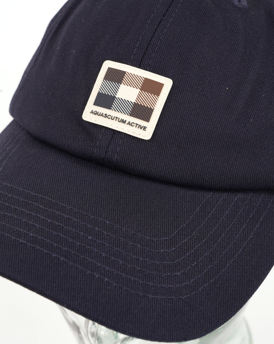 Aquascutum Aquascutum Badge Baseball Cap Navy