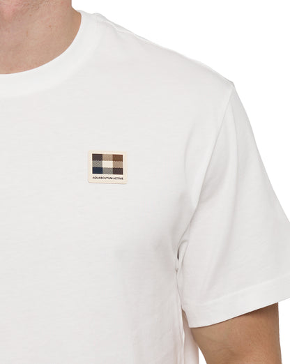 Aquascutum Badge T Shirt White