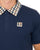 Aquascutum Check Collar Tech Polo Navy