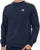 Aquascutum Check Shoulder Crew Sweat Navy
