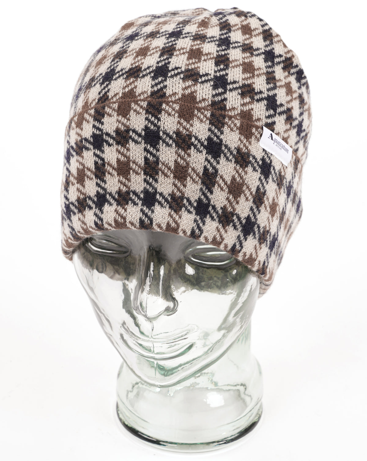 Aquascutum Club Beanie Check