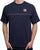 Aquascutum Club Check Piping T-Shirt Navy