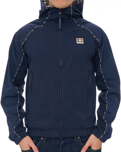 Aquascutum Hooded Tech Sweat Jacket Navy