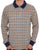 Aquascutum Iconic Club Check LS Polo Navy