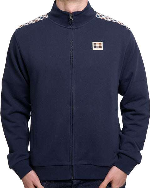 Aquascutum Lamina FZ Sweatshirt Navy