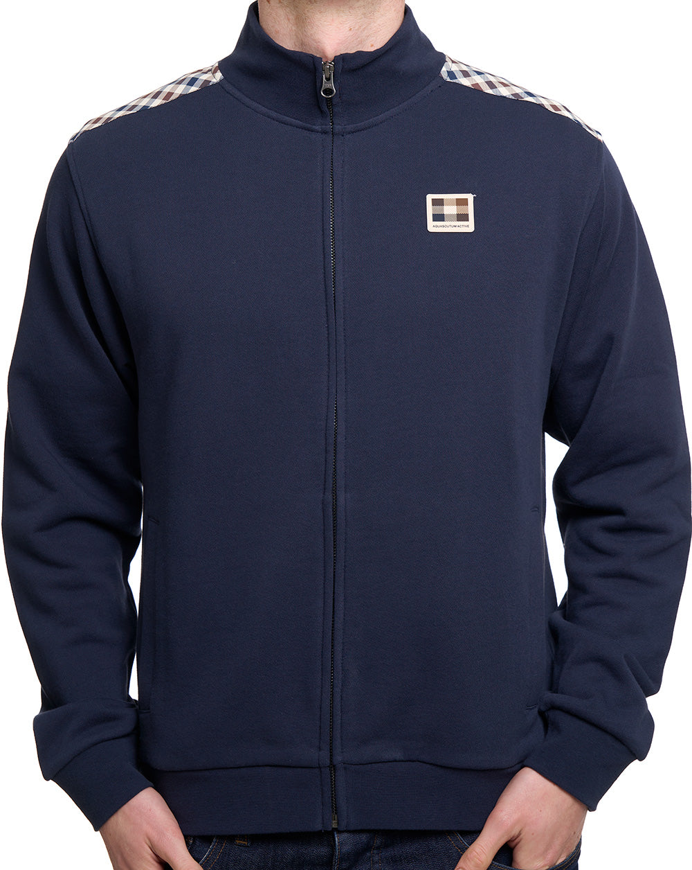 Aquascutum Lamina FZ Sweatshirt Navy