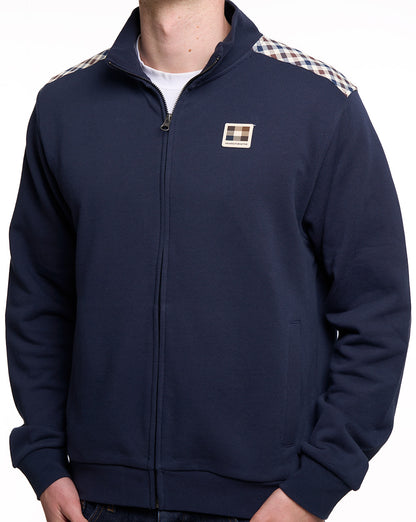 Aquascutum Lamina FZ Sweatshirt Navy
