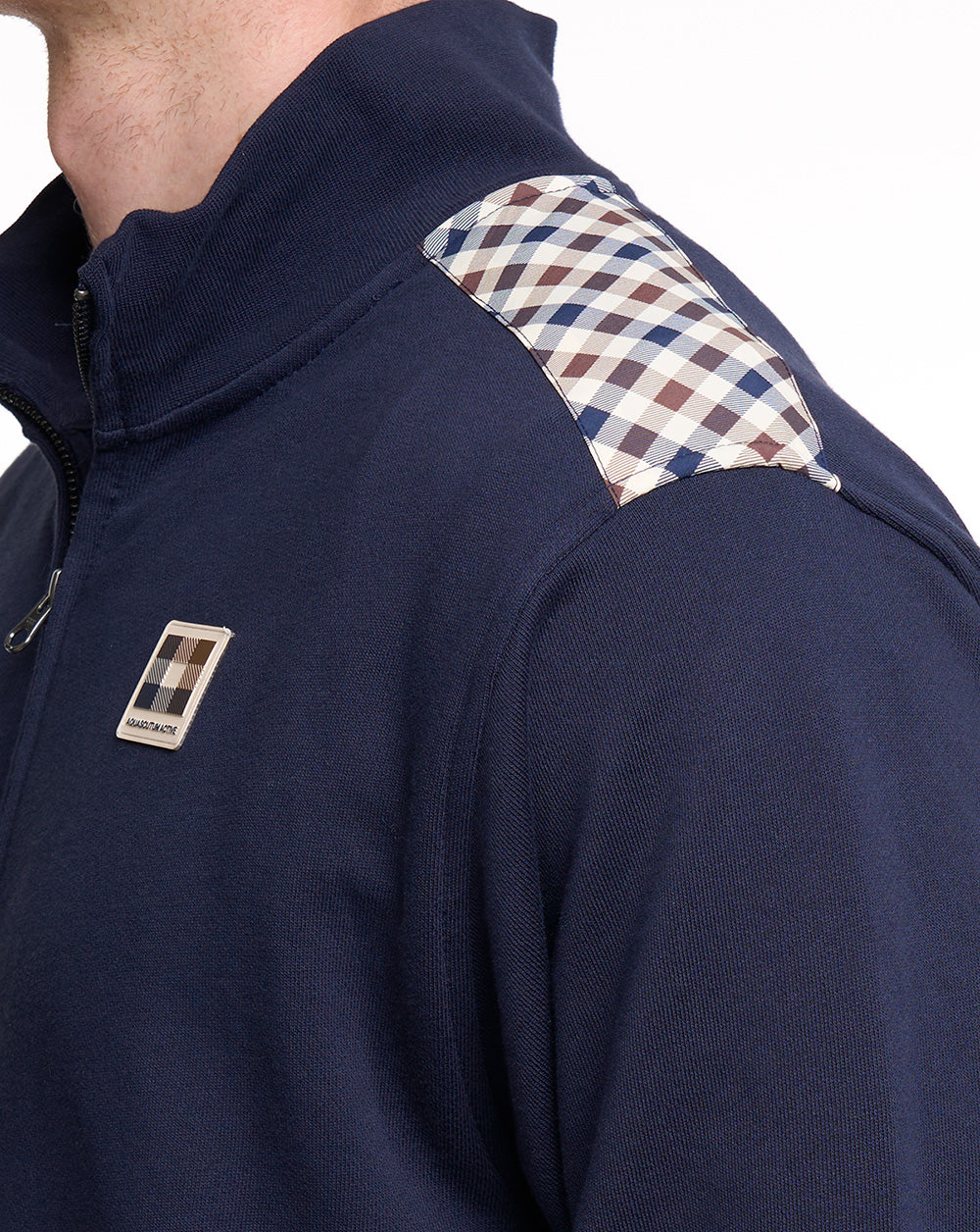Aquascutum Lamina FZ Sweatshirt Navy