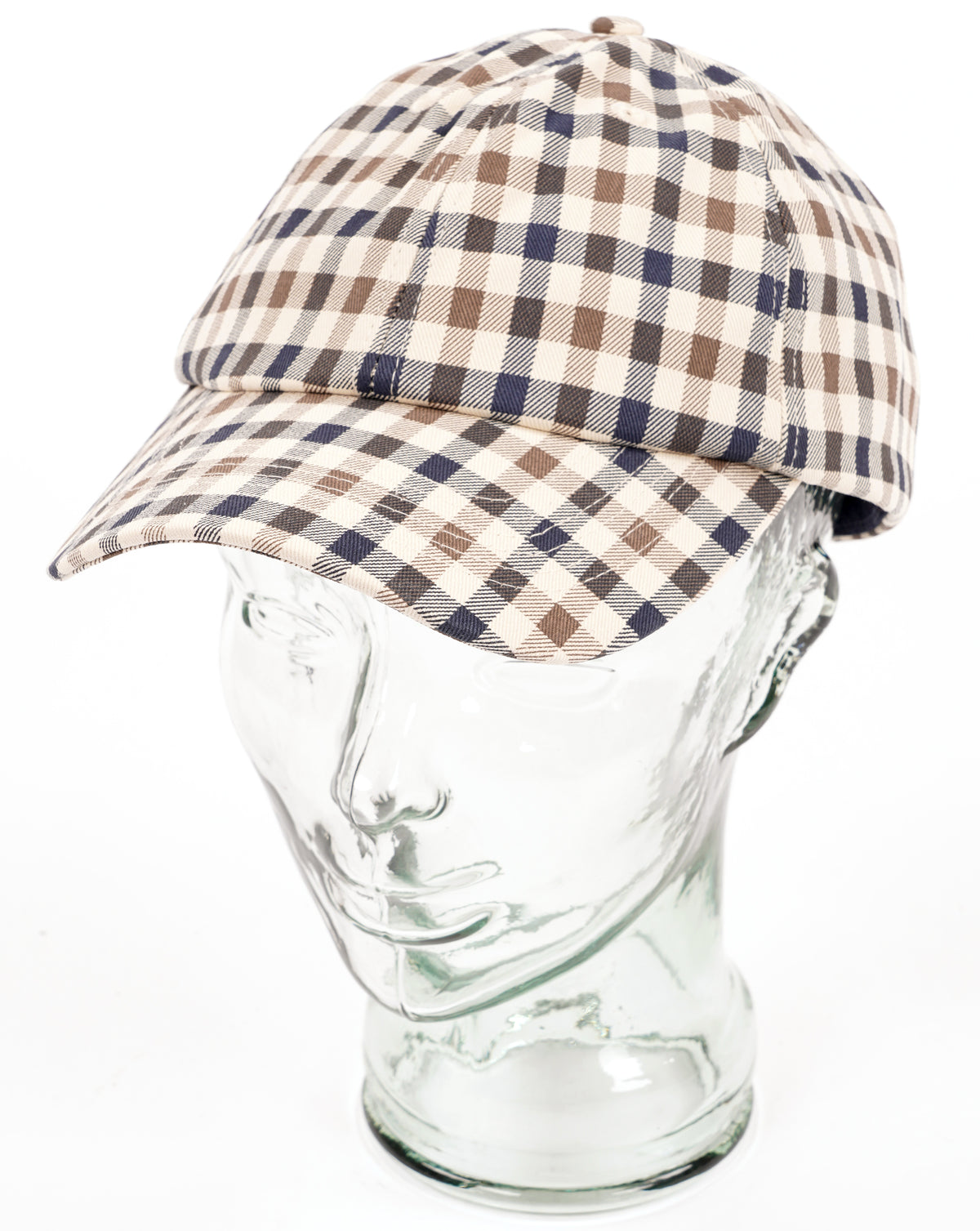 Aquascutum Logo Check Cap Club Check