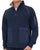 Aquascutum Qtr Zip Stretch Fleece Sweat Navy