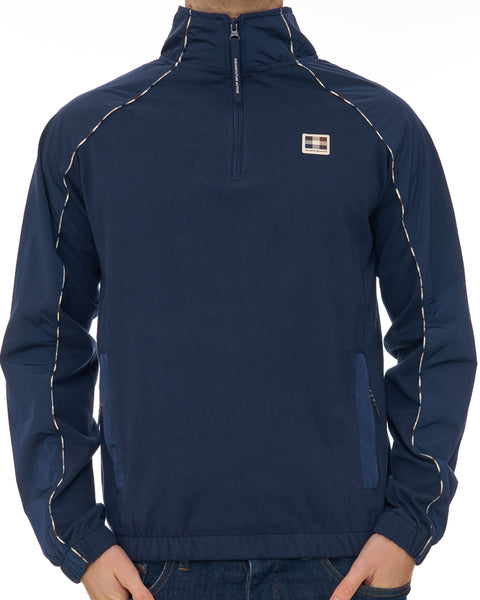 Aquascutum Qtr Zip Tech Sweat Navy