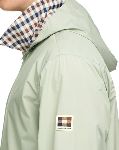 Aquascutum RLG Badge Packable Trench Light Green